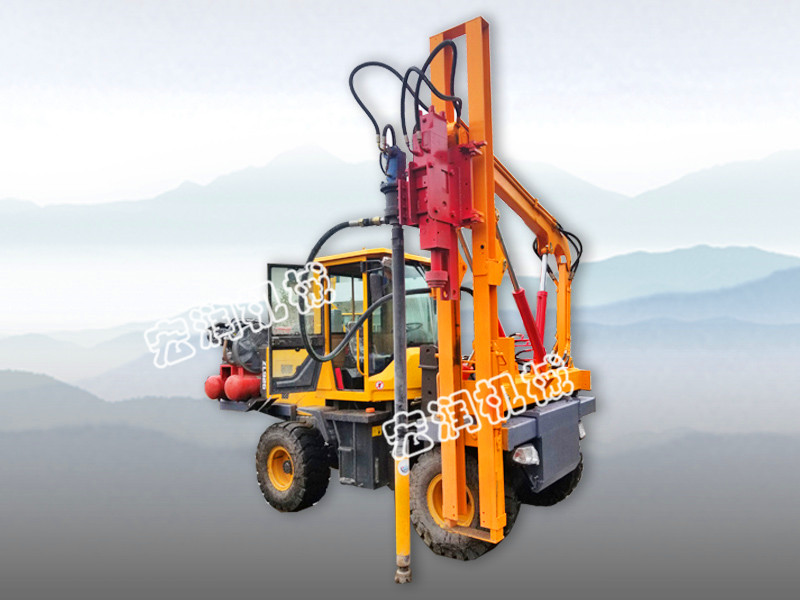 宏潤(rùn)機(jī)械護(hù)欄打樁機(jī)使用說(shuō)明？