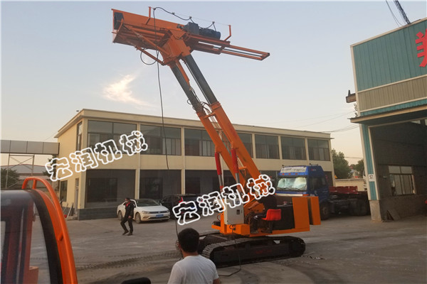 10米高邊坡基坑支護(hù)鉆機(jī)發(fā)貨福建南寧？宏潤