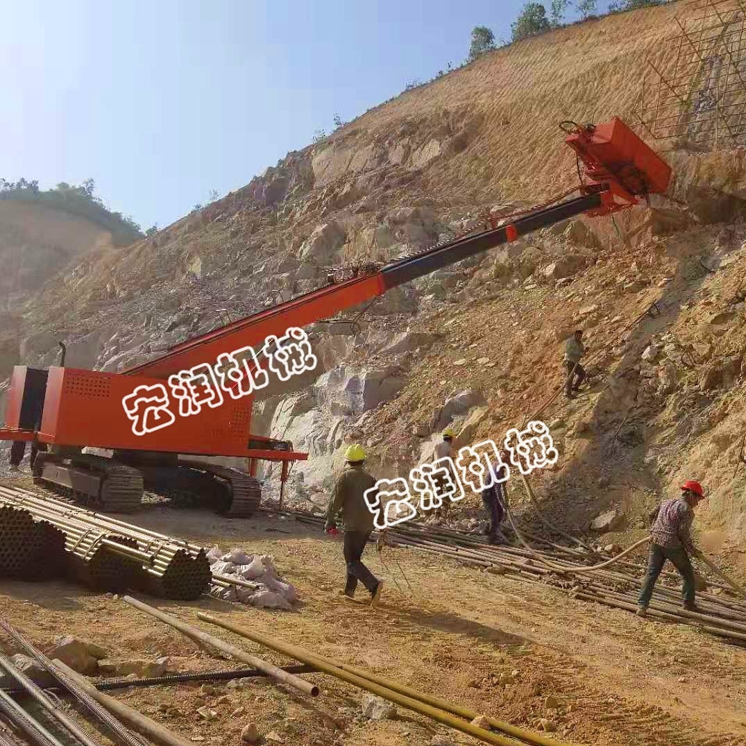 高邊坡基坑支護(hù)錨固鉆機(jī)發(fā)貨貴州 宏潤機(jī)械