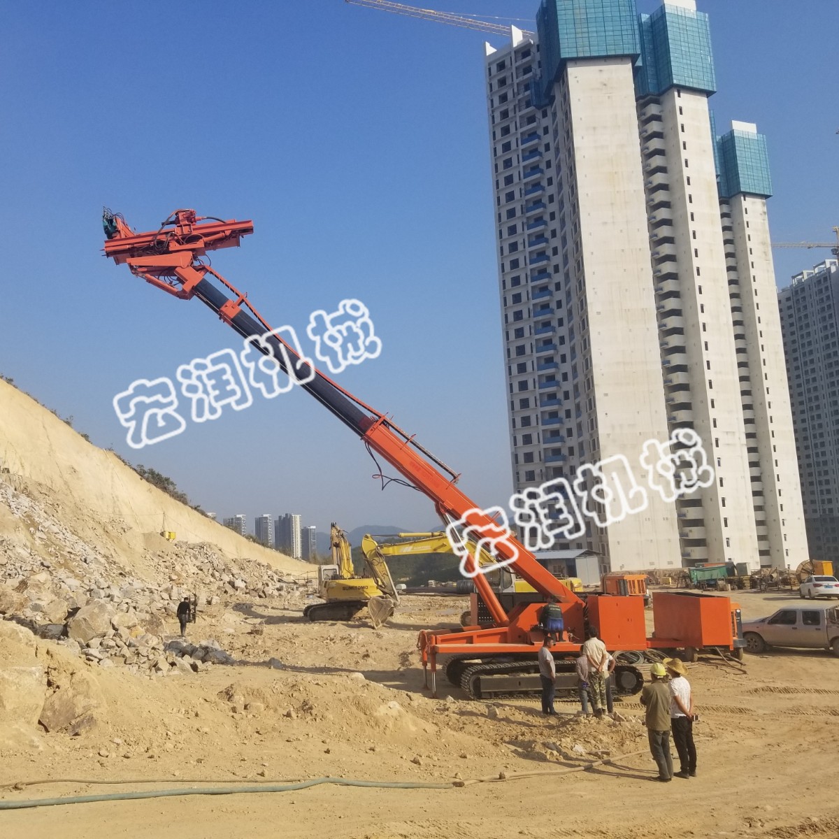 履帶式護(hù)坡錨固鉆機(jī)的強(qiáng)大之處？
