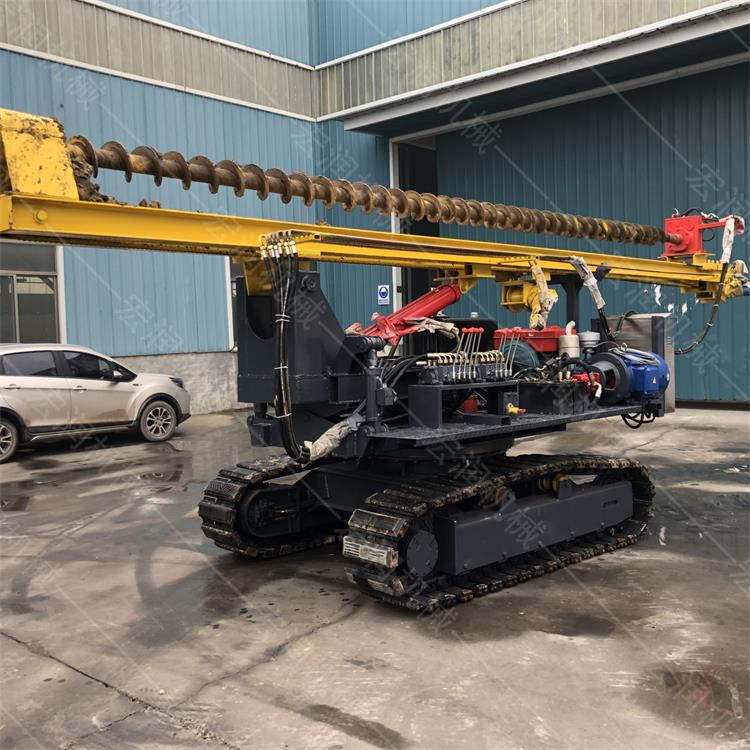 履帶光伏鉆孔機(jī)，光伏螺旋鉆孔機(jī)報(bào)價(jià)