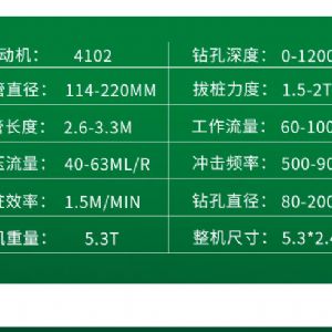 輪式護(hù)欄打樁機(jī)(小四輪打樁機(jī))